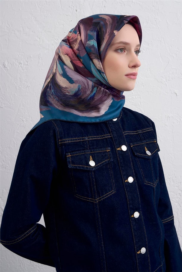 Armine Saf İpek Sura Eşarp 9423D 35