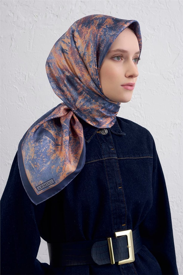 Armine Saf İpek Sura Eşarp 9433D 50