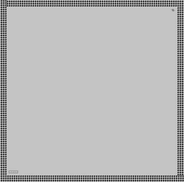 Armine Su Yolu Desenli Saf İpek Twill Eşarp 9443D 36