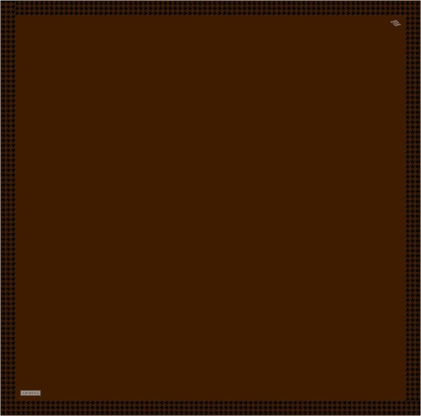 Armine Su Yolu Desenli Saf İpek Twill Eşarp 9443D 52