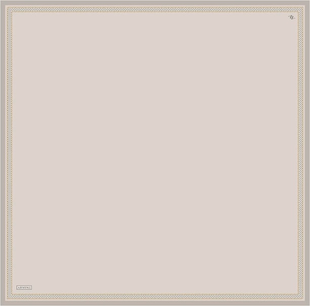 Armine Su Yolu Desenli Saf İpek Twill Eşarp 9444D 36