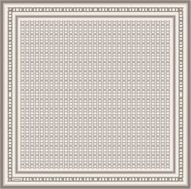 Armine Dijital Saf İpek Eşarp 9301D (S) 05