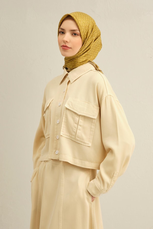 Armine Dijital Saf İpek Eşarp 9301D (S) 32