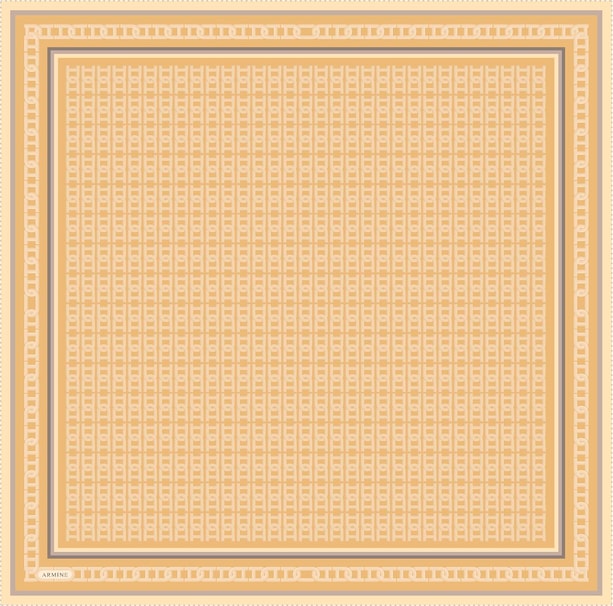 Armine Dijital Saf İpek Eşarp 9301D (S) 38