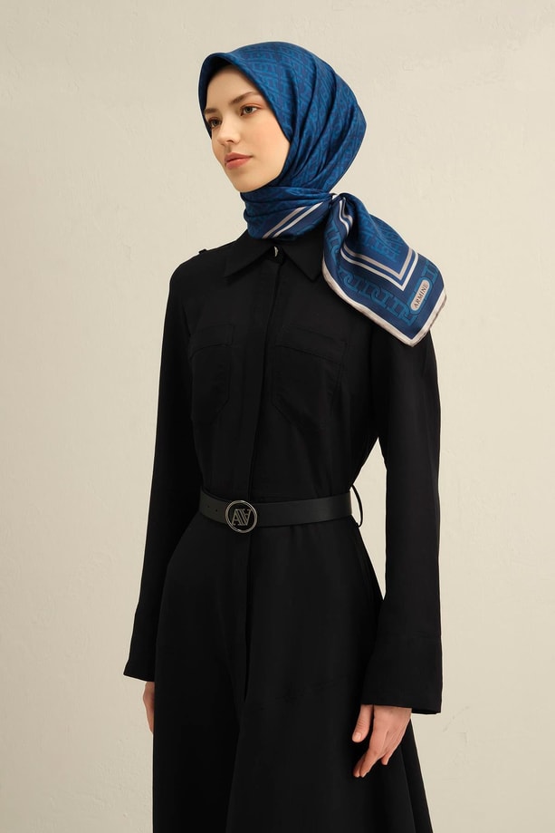 Armine Dijital Saf İpek Eşarp 9301D (S) 85