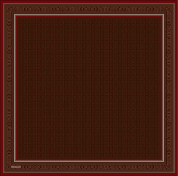 Armine Desenli Saf İpek Twill Eşarp 9301-81