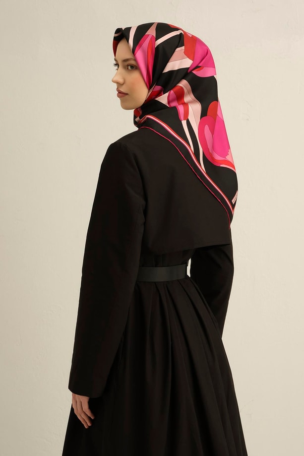 Armine Dijital Saf İpek Eşarp 9302D (S) 82