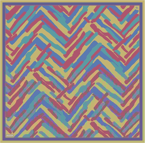 Armine Desenli Saf İpek Sura Eşarp 9303-50