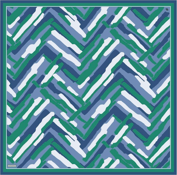 Armine Desenli Saf İpek Sura Eşarp 9303-81