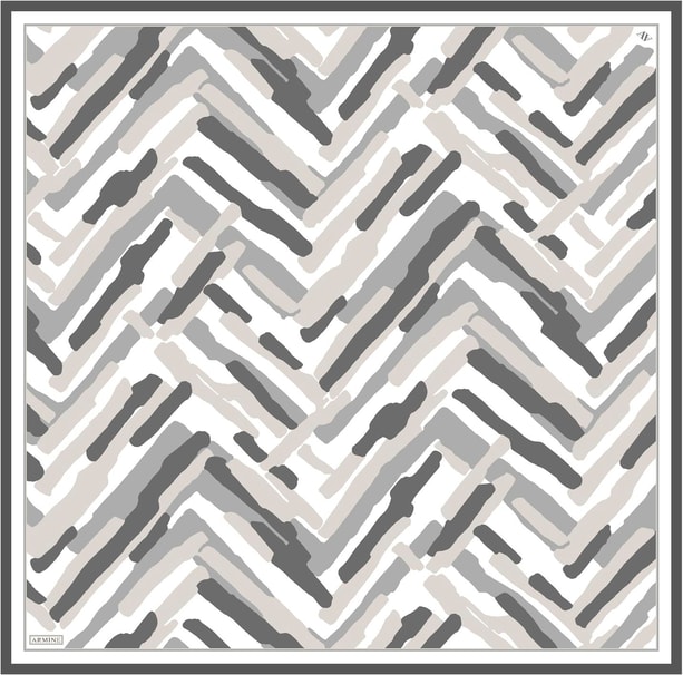 Armine Desenli Saf İpek Sura Eşarp 9303-82