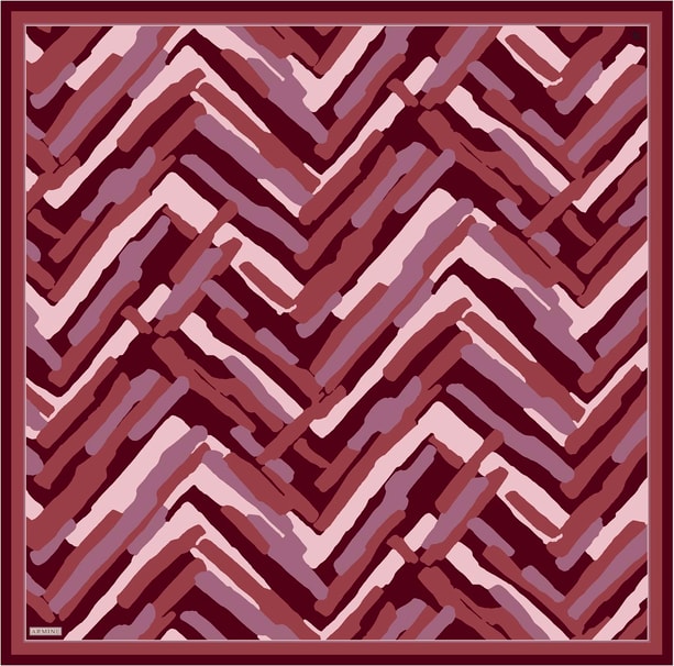 Armine Desenli Saf İpek Sura Eşarp 9303-83