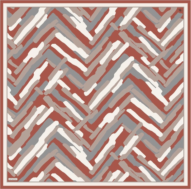 Armine Desenli Saf İpek Sura Eşarp 9303-85