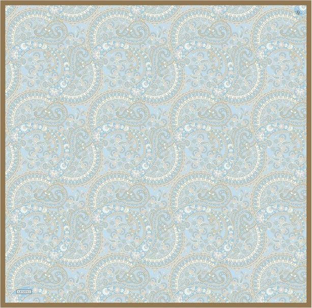 Armine Desenli Saf İpek Sura Eşarp 9304-09