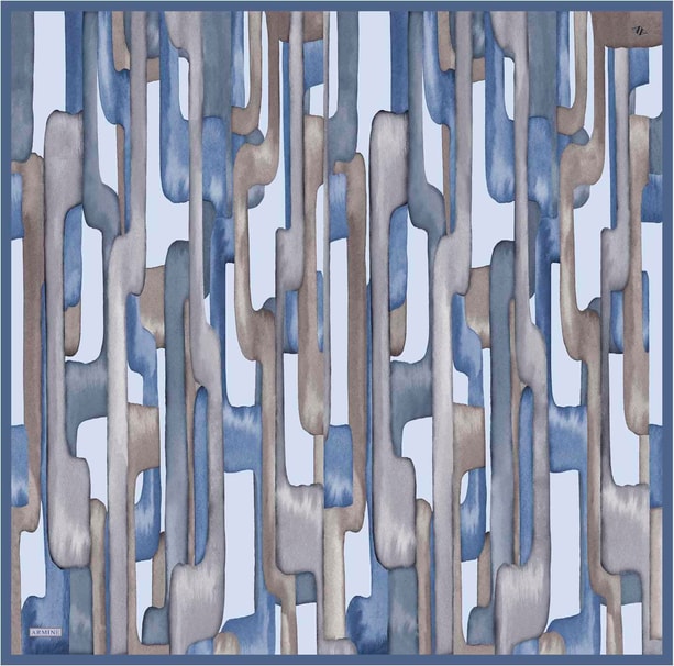 Armine Desenli Saf İpek Sura Eşarp 9306-05