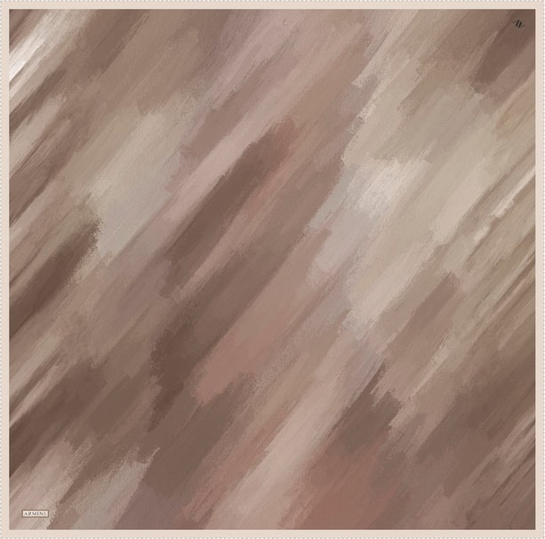 Armine Desenli Saf İpek Sura Eşarp 9308-36