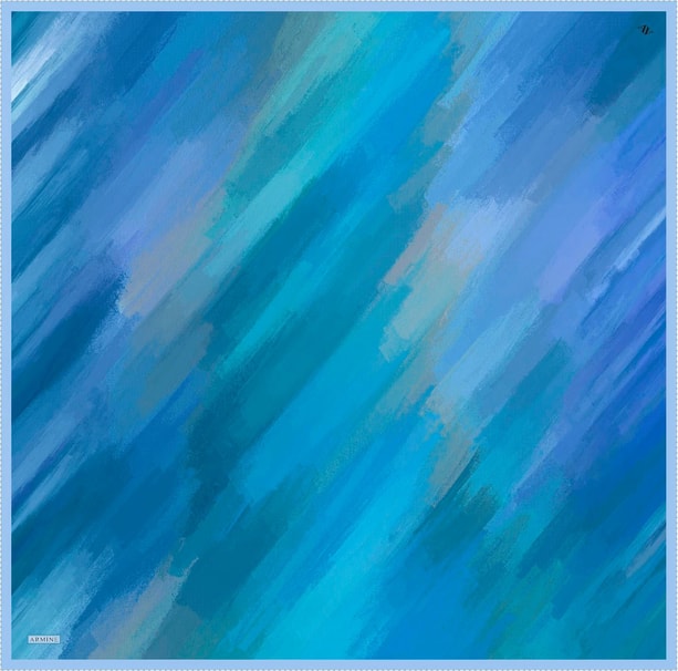 Armine Desenli Saf İpek Twill Eşarp 9308- 35