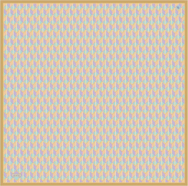 Armine Desenli Saf İpek Sura Eşarp 9309-51