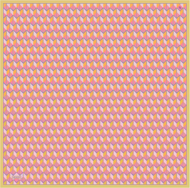 Armine Desenli Saf İpek Sura Eşarp 9309-81