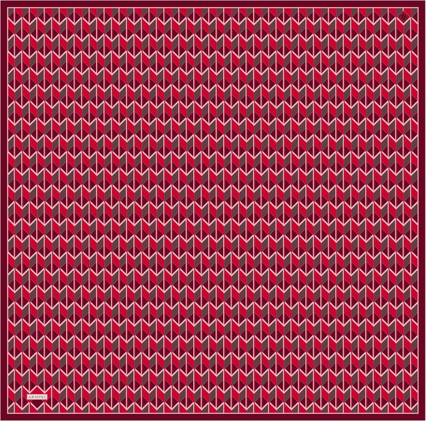 Armine Desenli Saf İpek Twill Eşarp 9309-85