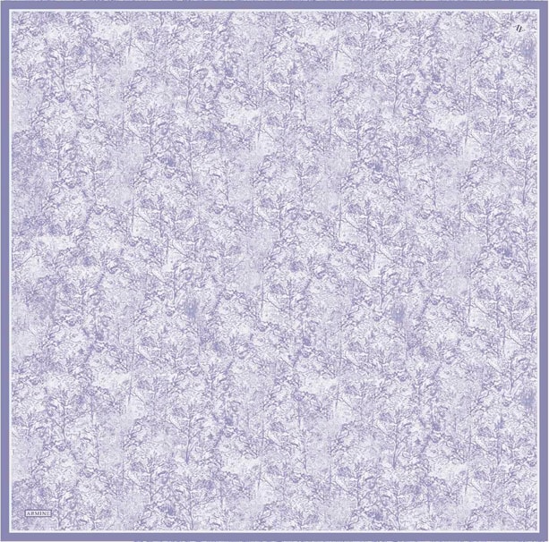 Armine Desenli Saf İpek Twill Eşarp 9311-06