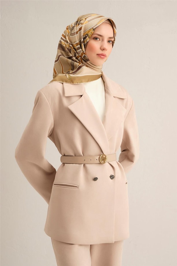Armine Dijital Saf İpek Eşarp 9315D (T) 34
