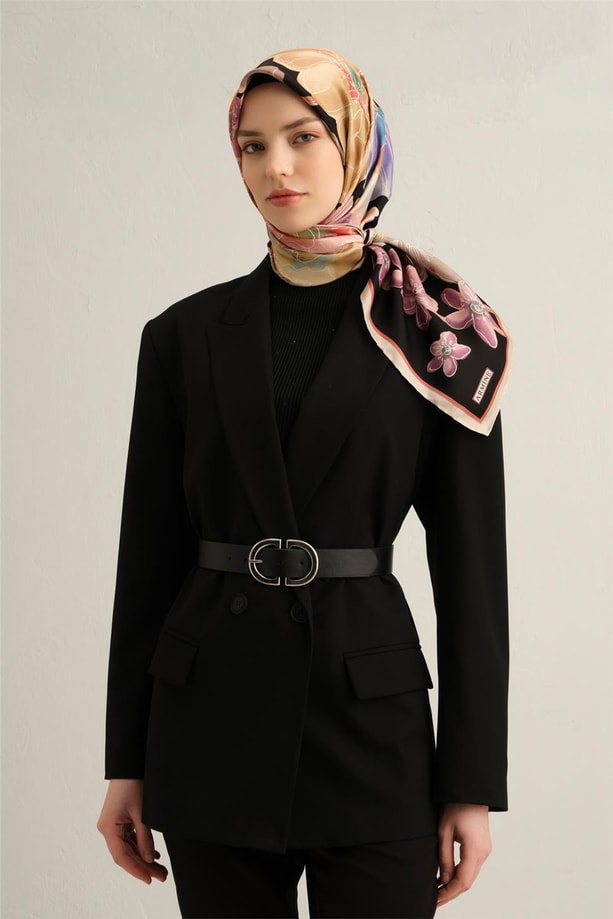 Armine Dijital Saf İpek Eşarp 9318D (T) 04