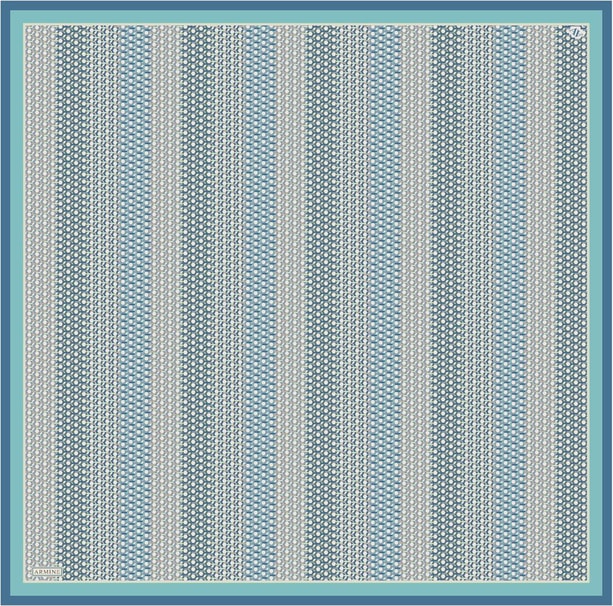 Armine Desenli Saf İpek Sura Eşarp 9319-50