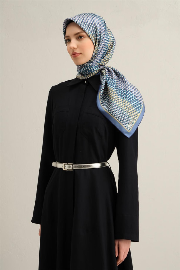 Armine Dijital Saf İpek Eşarp 9319D (S) 81