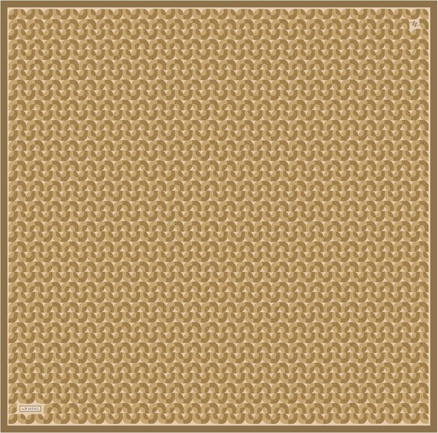 Armine Desenli Saf İpek Sura Eşarp 9321-07