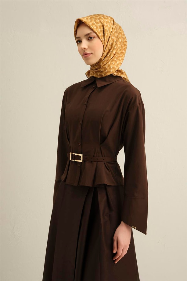 Armine Dijital Saf İpek Eşarp 9321D (S) 07