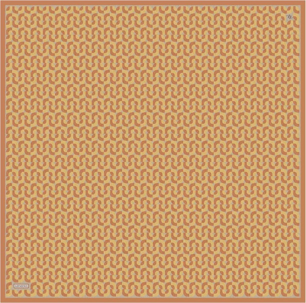 Armine Desenli Saf İpek Sura Eşarp 9321-51