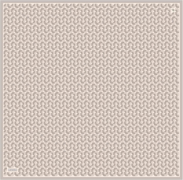 Armine Desenli Saf İpek Twill Eşarp 9321-83