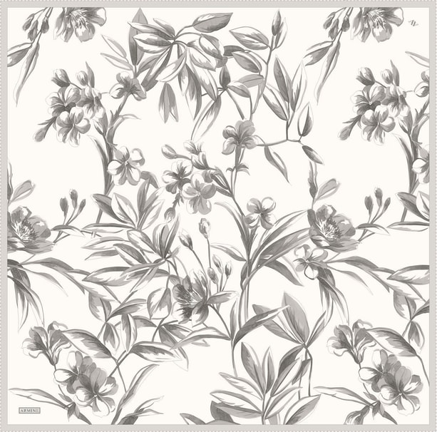 Armine Desenli Saf İpek Sura Eşarp 9324-80