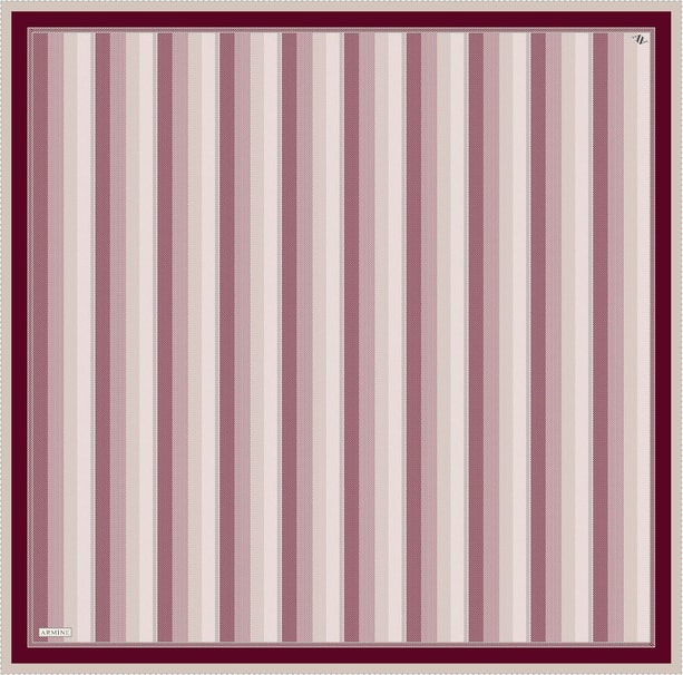 Armine Desenli Saf İpek Twill Eşarp 9327- 86