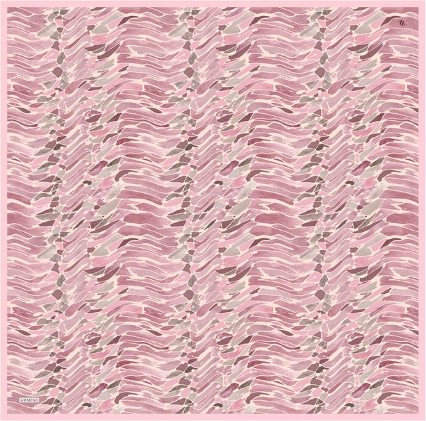 Armine Desenli Saf İpek Sura Eşarp 9335-89