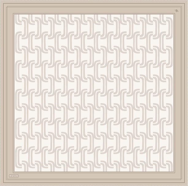 Armine Desenli Saf İpek Sura Eşarp 9343-34
