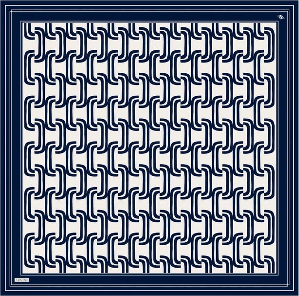 Armine Desenli Saf İpek Sura Eşarp 9343-80