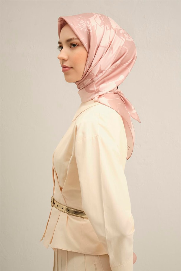 Armine Dijital Saf İpek Eşarp 9344D (S) 32