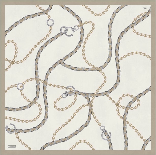 Armine Desenli İpek Sura Eşarp 9346-05