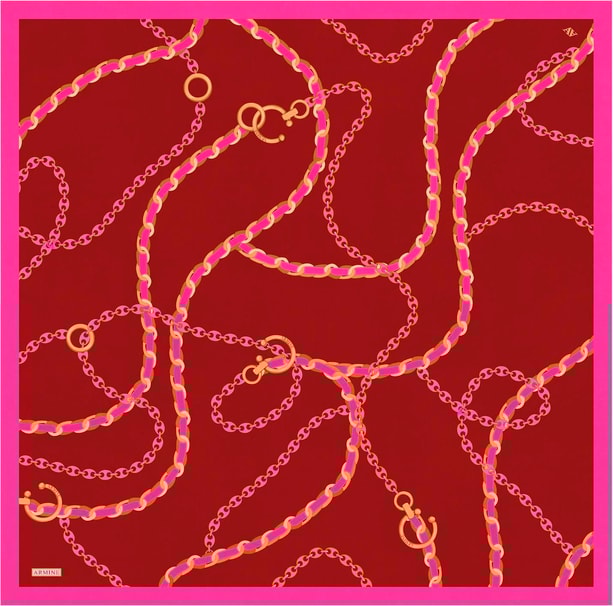 Armine Desenli İpek Sura Eşarp 9346-50