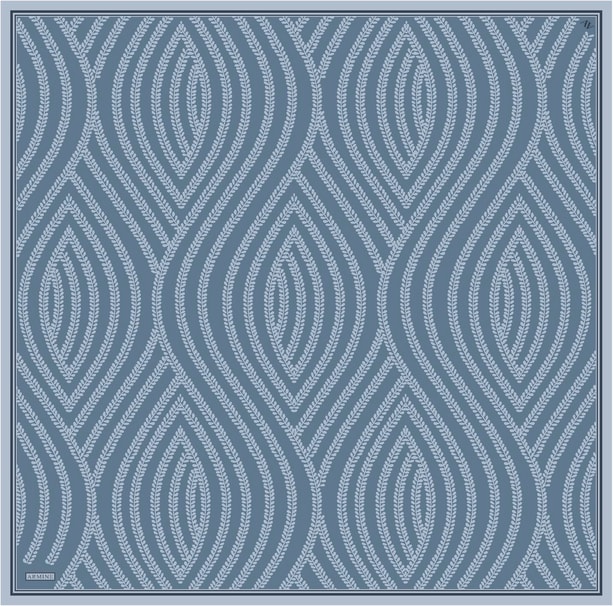 Armine Desenli Saf İpek Twill Eşarp 9351-39