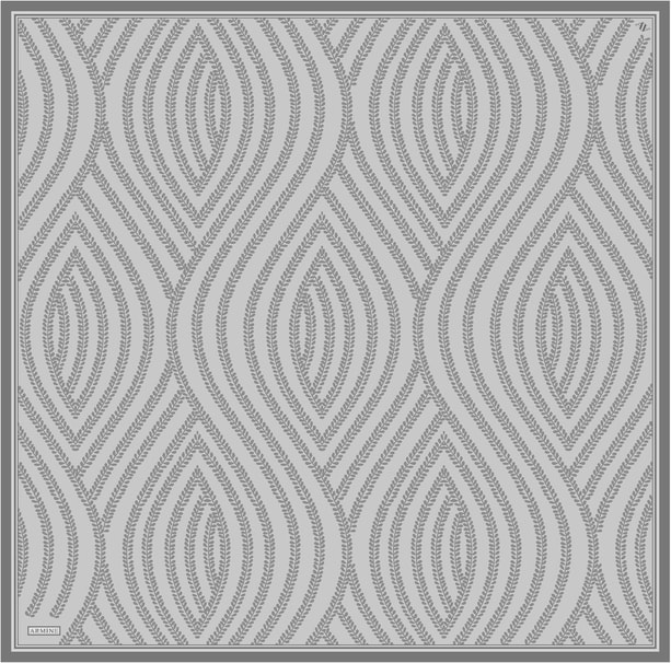 Armine Desenli Saf İpek Twill Eşarp 9351-51