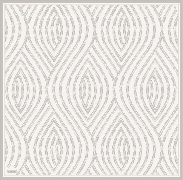 Armine Desenli Saf İpek Twill Eşarp 9351-80