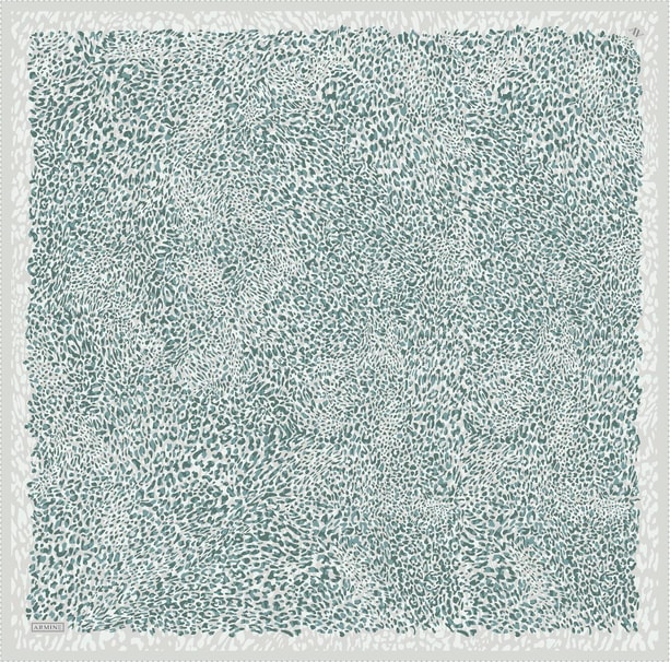 Armine Desenli Saf İpek Twill Eşarp 9352- 09