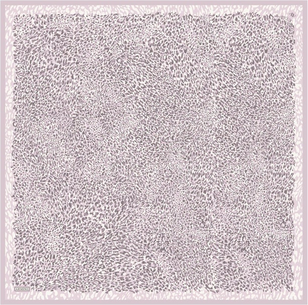 Armine Desenli Saf İpek Twill Eşarp 9352-82