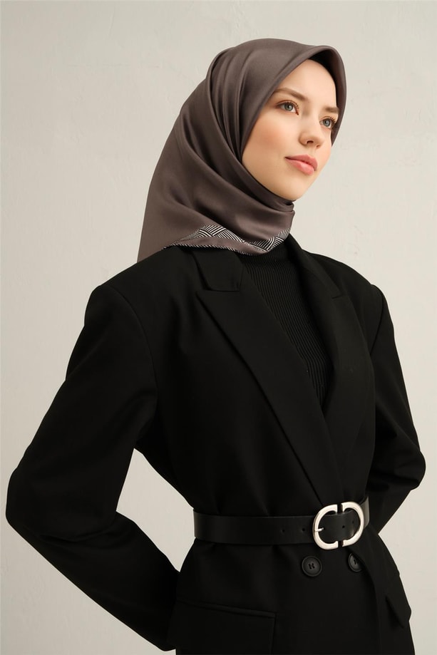 Armine Dijital Saf İpek Eşarp 9357D (S) 33