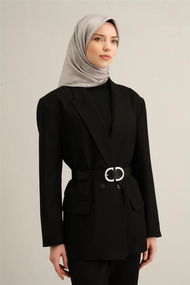 Armine Desenli Saf İpek Twill Eşarp 9357- 57