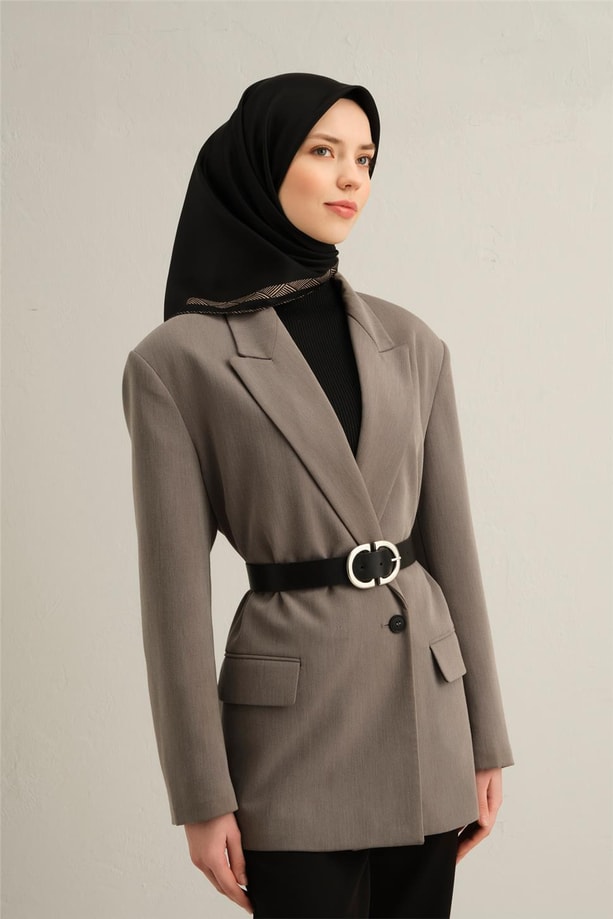 Armine Desenli Saf İpek Twill Eşarp 9357- 85