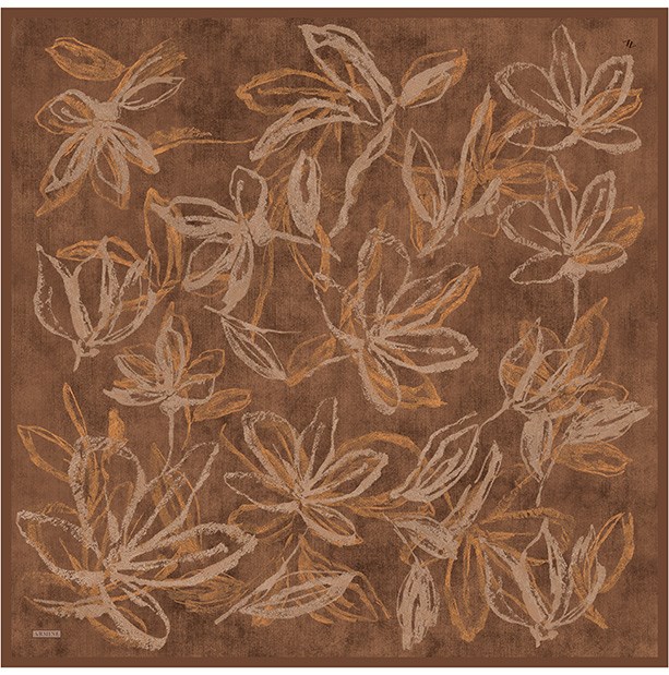 Armine Saf İpek Twill Eşarp 9600D 03