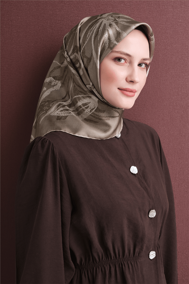 Armine Saf İpek Twill Eşarp 9600D 51